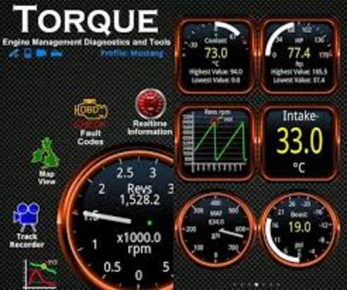 Product picture OBD II Adapter software for android diagnostic trouble code